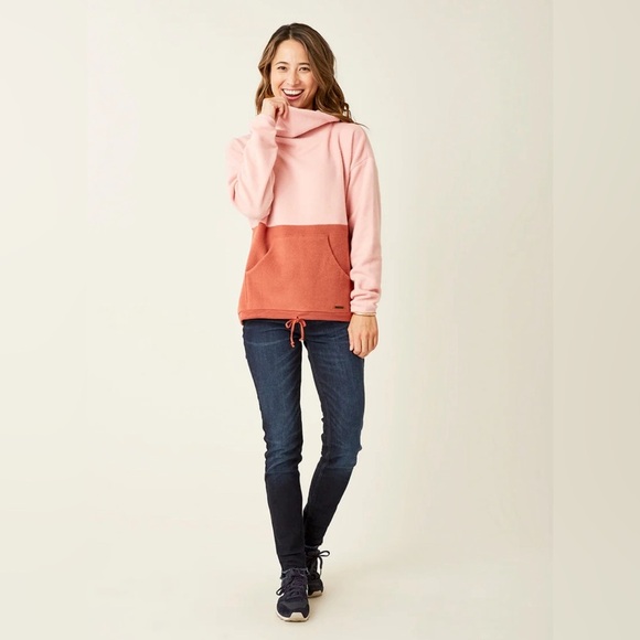 Carve Designs ROWAYTON COLORBLOCK COWL Neck Pullover Sweater, Size Large - Picture 9 of 9